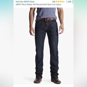 Ariat relaxed boot cut jeans 36/32